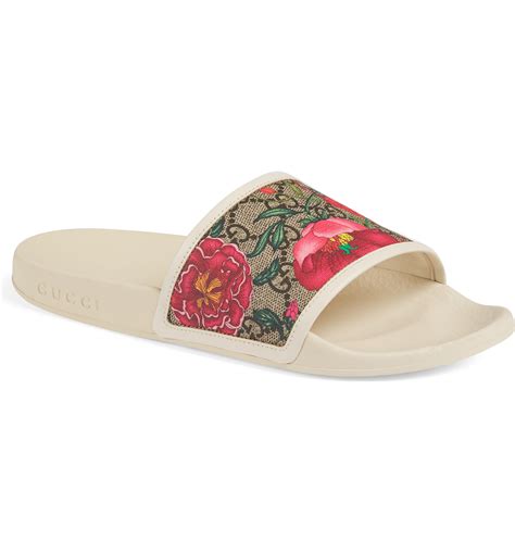 gucci shoes bouquet|gucci floral slides nordstrom.